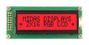 LCD MODULE, 16 X 2, COB, 5.23MM, FSTN MD21605B6W-FPTLRGB