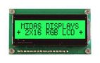 LCD MODULE, 16 X 2, COB, 5MM, FSTN MD21605H6W-FPTLRGB