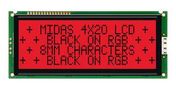 LCD MODULE, 20 X 4, COB, 9.22MM, FSTN MD42008A6W-FPTLRGB