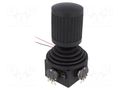 Joystick; 0÷10kΩ±5%,3- axes; Stabl.pos: 1; 10kΩ; -10÷80°C; ±5% OMTER TYXN OM301-M4