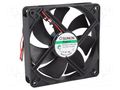 Fan: DC; axial; 12VDC; 120x120x25mm; 183.8m3/h; 44.5dBA; Vapo; 24AWG SUNON MEC0251V1-A99