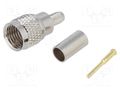 Connector: UHF mini; plug; male; straight; RG58; crimped; for cable YIZN Jiangsu Tengyu Electronics co. MUHF-001