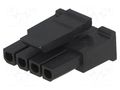 Connector: wire-board; plug; female; PIN: 4; Micro-Fit 3.0; 3mm; 1x4 MOLEX MX-43645-0400