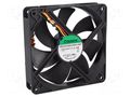 Fan: DC; axial; 24VDC; 120x120x25mm; 127.5m3/h; 34dBA; ball; 24AWG SUNON EEC0252B3-G99