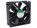 Fan: DC; axial; 24VDC; 120x120x38mm; 234.4m3/h; 48dBA; ball; 24AWG SUNON EEC0382B1-F99