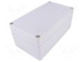 Enclosure: multipurpose; X: 120mm; Y: 220mm; Z: 91mm; EUROMAS; IP66 BOPLA ETA123