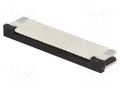 Connector: FFC/FPC; SMT; 50V; 0.5A; PIN: 18; 1mm; horizontal; 30mΩ JOINT TECH F1003WR-S-18PT