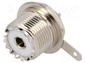 Connector: UHF (SO-239); socket; female; straight; soldering YIZN Jiangsu Tengyu Electronics co. UHF-201