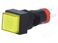 Switch: push-button; Pos: 2; SPDT; 0.5A/250VAC; 1A/24VDC; ON-ON ONPOW V10F-11Z-24Y