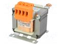 Transformer: mains; 50VA; 230VAC; 230V; Leads: terminal block; IP00 INDEL TMB50/230V