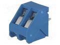 Connector: PCB terminal block; terminal; 16A; 300V; angled 45° KARSON TB-5.0-K45-2-BL