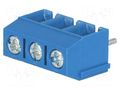 Connector: PCB terminal block; terminal; 16A; 250V; angled 90° NINIGI TB-5.08-P-3P/BL