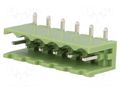 Connector: pluggable terminal block; socket; male; 15A; 300V; THT XINYA TBG-5.0-KB-6P