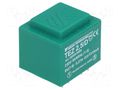Transformer: encapsulated; 2.5VA; 230VAC; 9V; 277.7mA; PCB; IP00 BREVE TUFVASSONS TEZ2.5/D/9V
