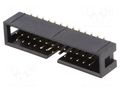 Connector: IDC; socket; male; PIN: 26; vertical; SMT; 2.54mm; 2x13 AMPHENOL COMMUNICATIONS SOLUTIONS T821M126A1S100CEU-