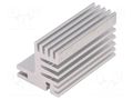 Heatsink: extruded; TO220; natural; L: 50mm; W: 30mm; H: 31mm; 7.8K/W FISCHER ELEKTRONIK SK609-50AL