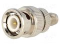 Adapter; BNC male,SMA female; Plating: gold-plated GOOBAY SMAG-BNCW