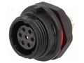 Connector: circular; socket; female; PIN: 7; IP68; SP13; 5A; 125V WEIPU SP1312/S7