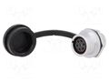 Connector: circular; socket; female; PIN: 7; IP67; SF12; 5A; 125V WEIPU SF1212/S7