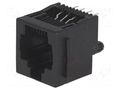 Connector: RJ45; socket; PIN: 8; with panel stop blockade; 8p8c TE Connectivity RJ45GP-AMP