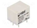 Relay: electromagnetic; SPDT; Ucoil: 5VDC; 15A; 10A/240VAC; RM50 RELPOL RM50-P-05