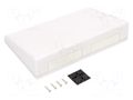 Enclosure: desktop; 1599; X: 220mm; Y: 140mm; Z: 46.5mm; polystyrene HAMMOND HM-1599KSTSGY