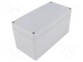 Enclosure: multipurpose; X: 80mm; Y: 160mm; Z: 85mm; ABS; dark grey GAINTA G369