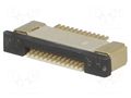 Connector: FFC/FPC; SMT; 0.5A; 50V; PIN: 12; 0.5mm; horizontal; 30mΩ JOINT TECH F0500WR-S-12PT