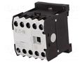 Contactor: 3-pole; NO x3; Auxiliary contacts: NO; 24VAC; 8.8A; 4kW EATON ELECTRIC DILEM-10-24VAC