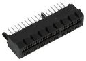 CARD EDGE CONN, DUAL, 64POS, SOLDER 87715-9105