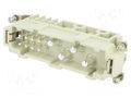 Connector: HDC; contact insert; male; 16A,80A; 400V,830V; size 24B HARTING 09380122601