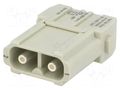 Connector: HDC; module; male; Han-Modular®; PIN: 2; screw terminal HARTING 09140022601