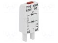 Module protecting; socket; Indication: LED; Colour: red RELPOL M31R