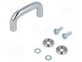 Holder; chromium plated steel; chromium plated; H: 19mm; L: 30mm MENTOR MR-270.8