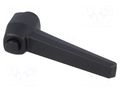 Lever; adjustable; Thread len: 18mm; Lever length: 92mm ELESA+GANTER MRX.80B-M10