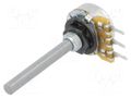 Potentiometer: shaft; single turn; 47kΩ; ±20%; 0.25W; linear; 4mm OMEG PC16BU-47K-LIN