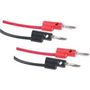 Stackable Banana Plug Set (Black/Red) 21-2240.