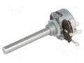 Potentiometer: shaft; single turn; 1kΩ; 4W; ±10%; 6mm; Shaft: smooth AB Elektronik POT4W-1K