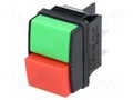 Switch: push-button; Pos: 2; DPST; 10A/250VAC; OFF-ON; Illumin: none SCI R13-537A-01-R/G