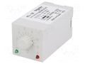 Timer; 10÷120s; DPDT; 230VAC/5A; Usup: 220÷230VAC; 220÷230VDC; IP40 SCHNEIDER ELECTRIC RTX132-220-120S
