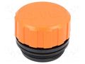 Breather cap; with "tech-foam" air filter of polyurethane ELESA+GANTER SFP.57-11/2+F/FOAM