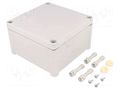 Enclosure: multipurpose; X: 130mm; Y: 130mm; Z: 75mm; TEMPO; ABS; grey FIBOX TA131308
