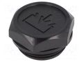 Fill plug; without side hole; Thread: G 1"; Overall len: 22mm ELESA+GANTER TCD.1