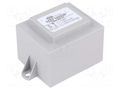 Transformer: encapsulated; 230VAC; 19V; 230V; PCB; IP00 INDEL TSZZ15/19V-230V