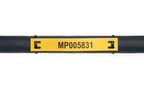 WIRE MARKER, YELLOW, PET, 90MM X 13MM MP005831