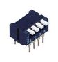 DIP SWITCH, PIANO, 4PST-NO, 0.1A/6V, THT CFP-0412MC