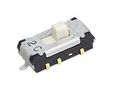 SLIDE SWITCH, DP3T, 0.1A, 12VDC, SMD CMS-2302TB