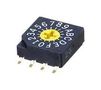 ROTARY CODE SWITCH, BCH, 0.1A, 5VDC, SMD SC-1010TB