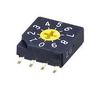 ROTARY CODE SWITCH, BCD, 0.1A, 5VDC, SMD SC-2210TB