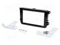 Radio frame; VW; 2 DIN; black gloss PER.PIC. RAM-40.261.6